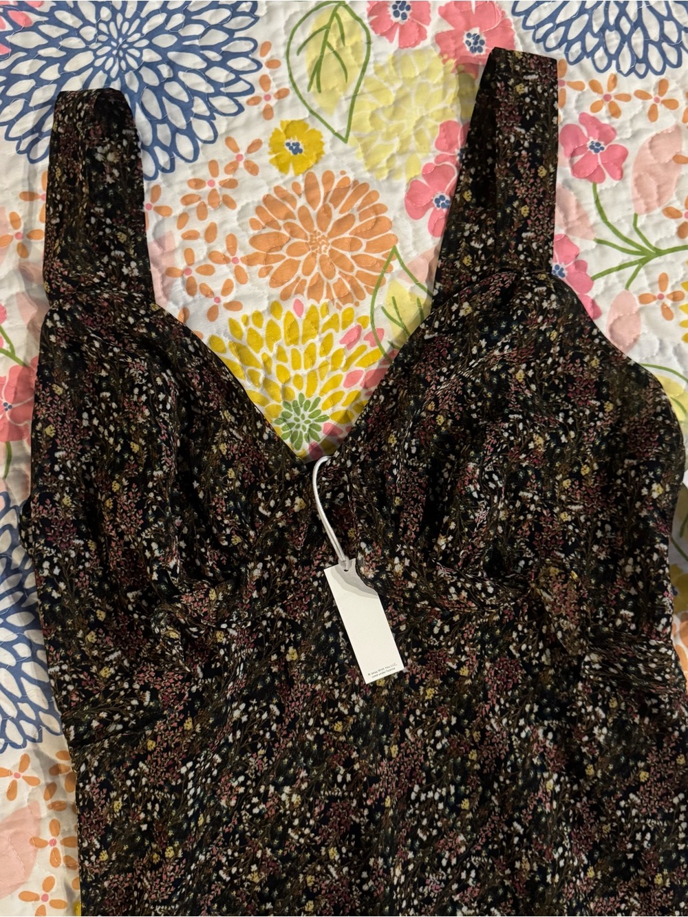 NWT medium Jessica Simpson floral slit dress - Picture 2 of 7